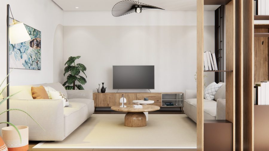 Appartement El Ghazela — Rendus 3D