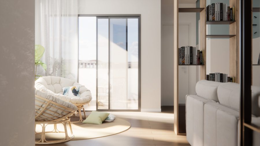 Appartement El Ghazela — Rendus 3D