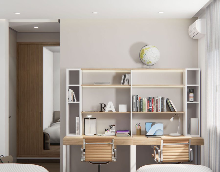 Appartement El Ghazela — Rendus 3D